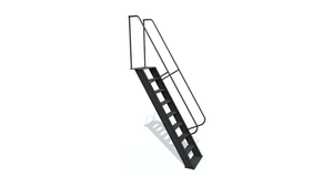 3D model. Ladder A. Трапп.