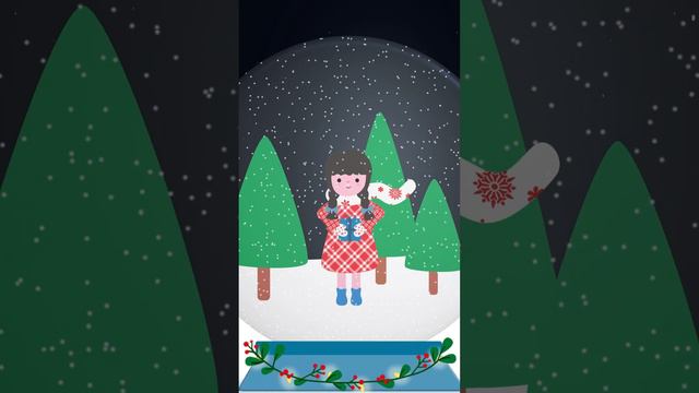 А у меня зима в сердце ❄️ #animation #2024 #christmas #winter #design #snowglobe #motion #анимация