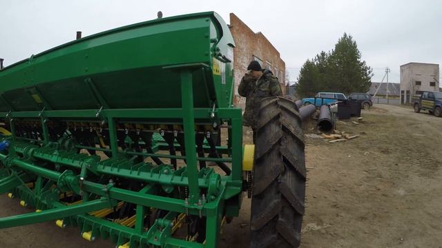 Видео-обзор Сеялки СЗУ 3.6 Harvest (аналог СЗ-3.6) Испытания, регулировка Завод  Агро-Ресурс Липецк