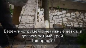 Колышки для огурцов и помидоров. Делаем сами. Так легко!