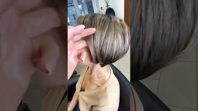 Женская стрижка Омск. Парикмахер Омск @hairdresserOmsk #салонкрасотыомск #парикмахеромск