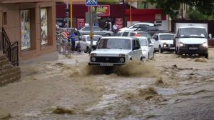 25.06.2015 Последствия ливня в Сочи. Блиново. Размыло дорогу.