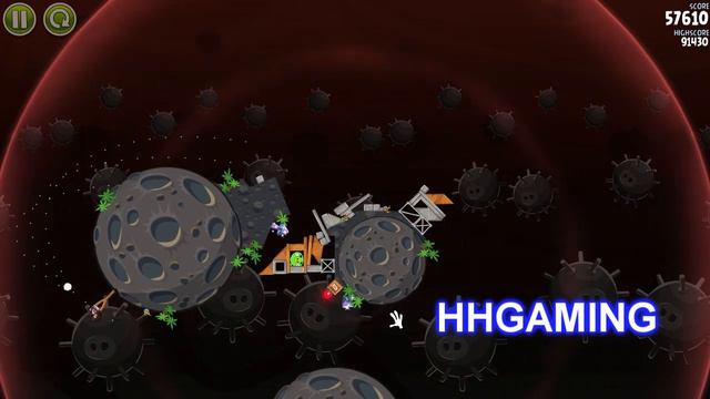 Angry Birds Space - Walkthrough 3-24 D-24 3 stars danger zone level guide how to get three star смотреть онлайн