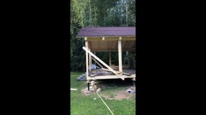 Строим деревянную пристройку к дому. Пристройка к дому своими руками Спб Лен область. Веранда к дом