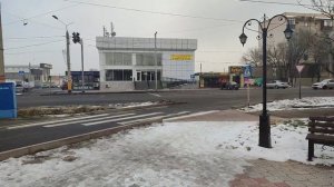 Тараз (Джамбул) У памятника Абаю.18 декабря 2022 г.