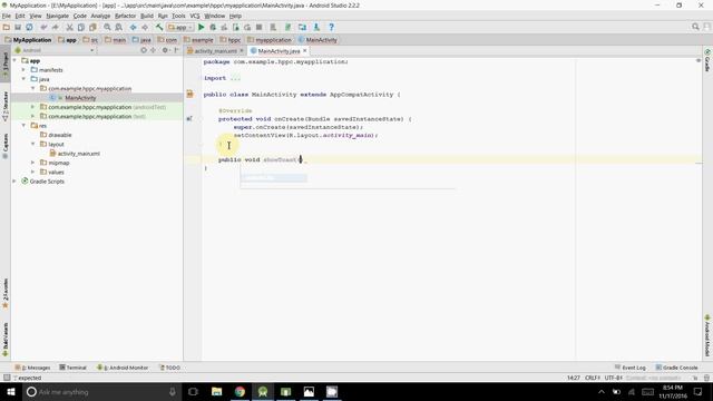 Android Toast Message смотреть онлайн