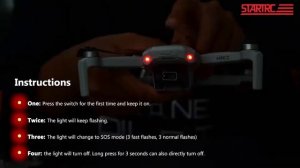 STARTRC Strobe Light Signal Lights Headlight for DJI Mini 2/Mavic Mini Drone Accessories