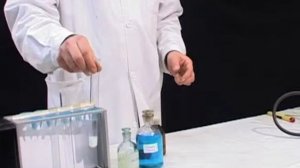 Видеоопыты. Органика 79. Осаждение белков солями тяжелых металлов