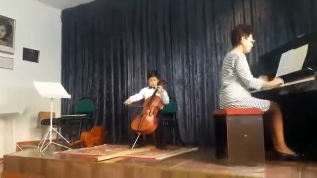 Cello, виолончель, the first exam