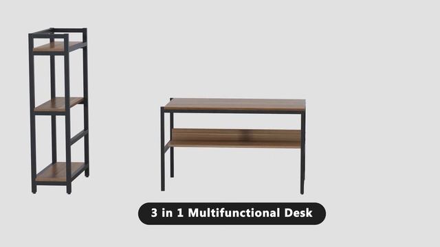 Tribesigns Computer Desk with 4-Tier Storage Shelves C0059 смотреть онлайн