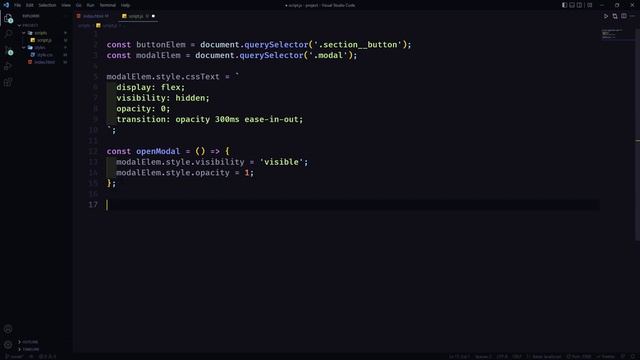 Модальное окно (popup) практика HTML CSS JavaScript