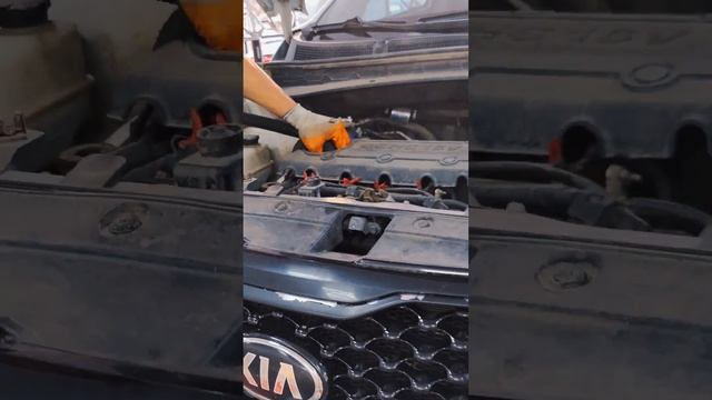 замена масла в Kia Sportage