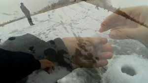 Ловля КАРАСЯ зимой со льда | Зимняя рыбалка 2023 на водохранилище