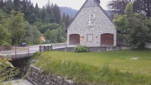 Альпийская деревня.  Австрия.