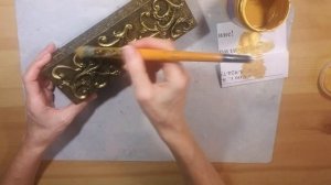 Имитация металла на шкатулке. DIY.  Imitation of metal on the casket.