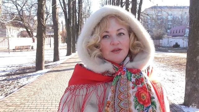 Прогулки&болталки местным парком 09.03.2021г. #павловопосадская#шаль#платок#подкова#медальоны