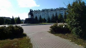 Путешествие по городу, сквер Ермолова. Город Орёл