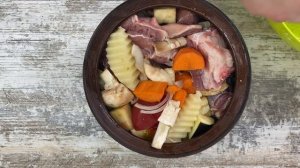 КАВКАЗСКАЯ КУХНЯ- БЛЮДО ПИТИ В ГОРШКЕ