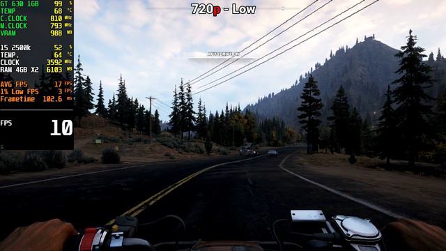 FarCry 5 | GeForce GT 630 + I5 2500K | 720p, Low смотреть онлайн