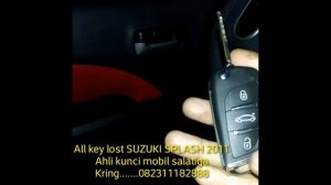 Program all key lost SUZUKI SPLASH 2011 SALATIGA