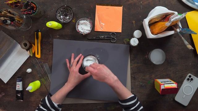 Текстурная паста своими руками! Лайфхак для рельефной живописи смотреть онлайн