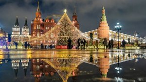 Новый Год в Москве 2022-2023  Christmas New Year in Moscow 2022-2023