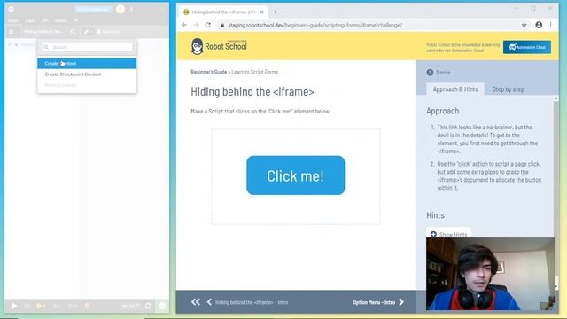 Hiding behind the iframe смотреть онлайн