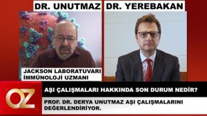 Aşı çalışmaları hakkında genel bir değerlendirme...