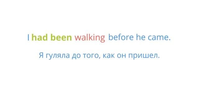 Как правильно составить предложение в прошедшем совершенном длительном времени