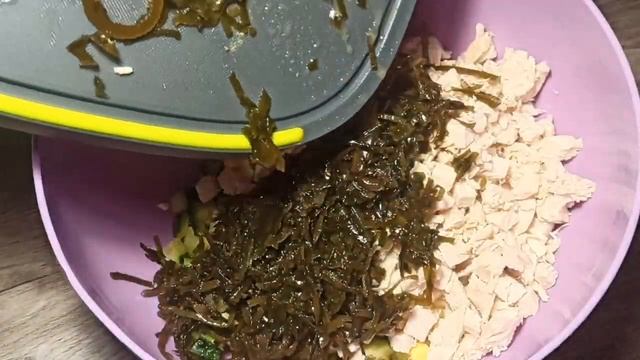 Очень ВКУСНЫЙ салат из Морской Капусты. Готовить просто! + Закуска в сырных тарталетках!