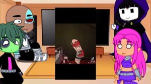 TEEN TITANS GO REACT TO ROBIN AS SASUKE! // TTG-NARUTO// Minixtic