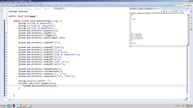JAVA | STRING CLASS,REFLECTION API смотреть онлайн