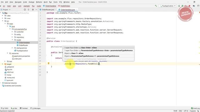 18. Spring Boot | Web Flux | CRUD | MongoDB | RouterFunction | Finding List of Orders смотреть онлайн