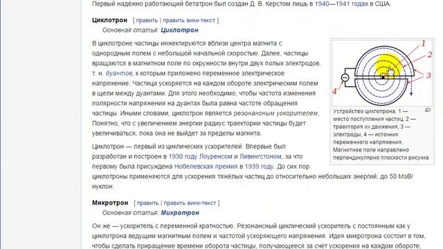 Элементарные частицы | ускорители частиц