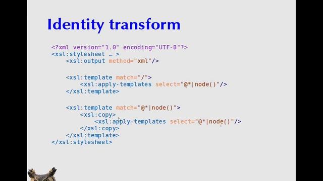 XSL techniques for XML-to-XML transformations смотреть онлайн