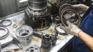 Разбор акпп Мерседес 722.6 после попадания антифриза