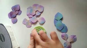 Мастер-класс. Гортензия из фоамирана. 1 часть