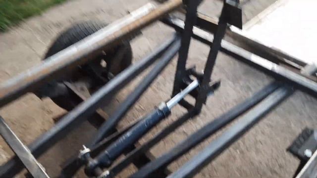 Прицеп самосвал для минитрактора. смотреть онлайн