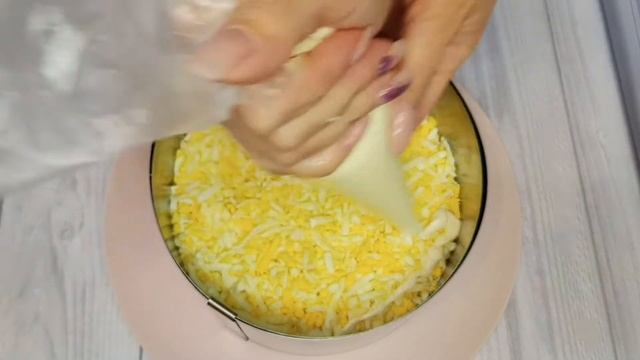 Слоеный салат "Генерал" смотреть онлайн