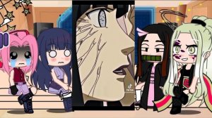 реакция Нзуко, Сакуры, Хината, 6ой луны на друг друга