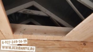 Баня 6х4 по ЦЕНТРАМ # Чтобы не было проблем - СТРОЙ ПОД КРЫШУ!!!