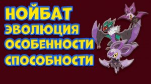 ПОКЕМОН НОЙБАТ. ЭВОЛЮЦИЯ, ОСОБЕННОСТИ, СПОСОБНОСТИ
