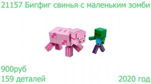 ВСЕ НАБОРЫ ЛЕГО МАЙНКРАФТ/MINECRAFT 2013-2023