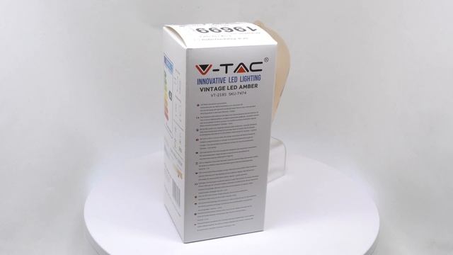 V-TAC (SKU 7474) Vintage LED lámpa E27 4W 1800K