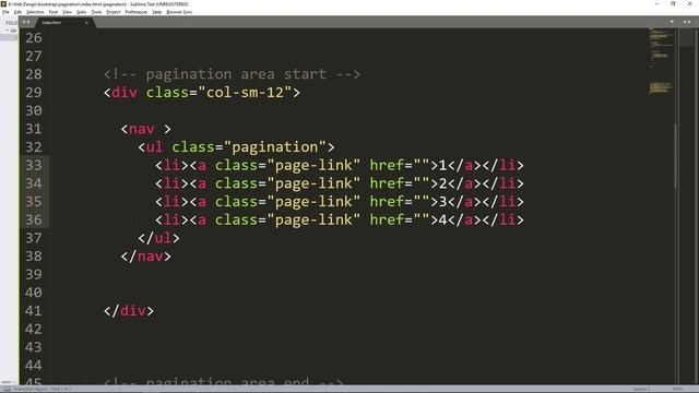 Bootstrap 4 pagination 2019