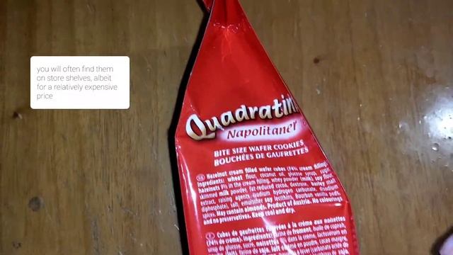 Вафли Loacker Quadratini napolitaner обзор/Loacker Quadratini napolitaner wafers review смотреть онлайн