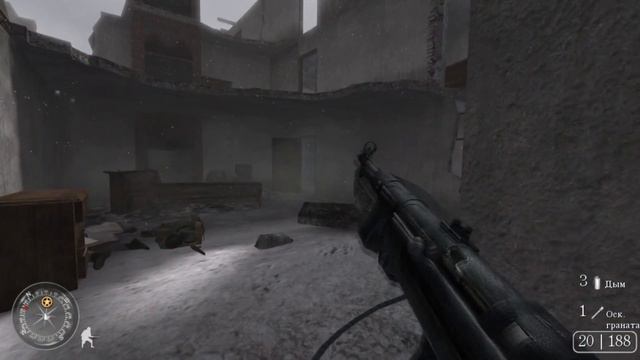 Прохождение Call of Duty 2, 3 миссия! Восстановление связи! смотреть онлайн