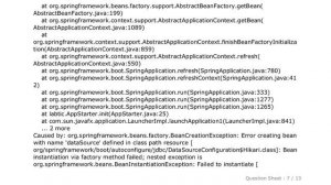 MySQL : Failed to configure a DataSource: 'url' attribute is not specified and no embedded datasour