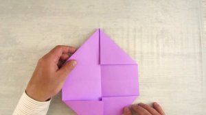 Простая двойная хлопушка из бумаги / Поделки из бумаги / Оригами из бумаги