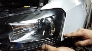 Volkswagen Polo 2015.Восстановление геометрии кузова на стапеле.